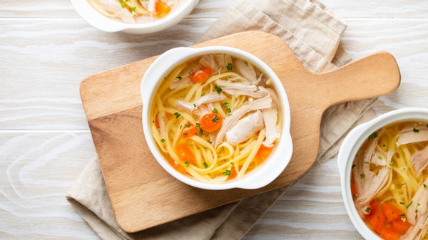 Рецепт супа с домашней лапшой