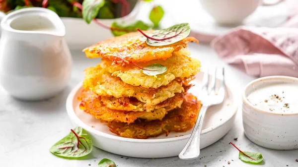 Классические драники без муки и яиц