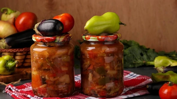 Царская закуска из баклажанов на зиму