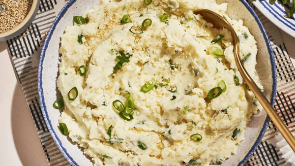 Здоровое питание: рецепт картофельного пюре с кунжутным маслом