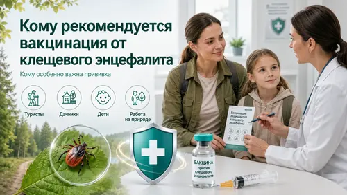 Кому рекомендуется вакцинация от клещевого энцефалита