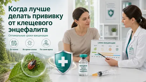 Когда лучше делать прививку от клещевого энцефалита