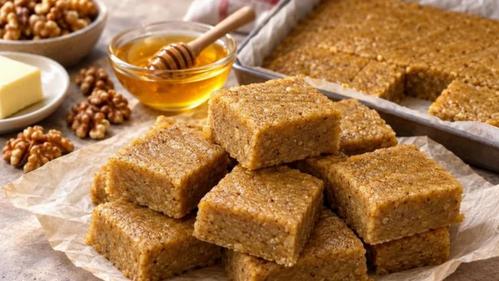 Медовые ореховые конфеты: простой десерт к чаю только из трех основных...