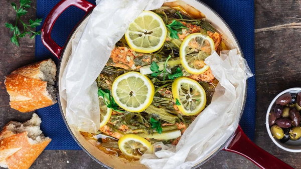 Рецепт рыбного филе в пароварке с лимоном и зеленью