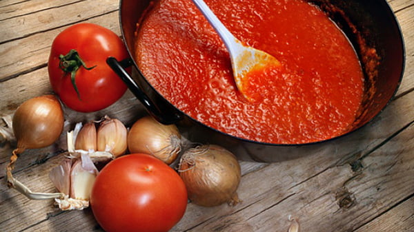 Пряная томатная паста в духовке
