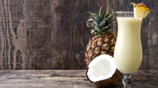 Рецепт вкусного домашнего коктейля с кокосом и ананасом